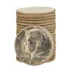 Image 1 : Roll of (20) Brilliant Uncirculated 1964-D Kennedy Half Dollar Coins