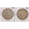 Image 1 : Lot of (2) 1889 $1 Morgan Silver Dollar Coins
