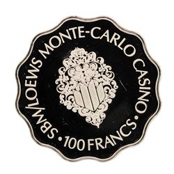 Lowes Monte Carlo Casino 31.9 gram .925 Sterling Silver Gaming Token