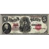 Image 1 : 1907 $5 Woodchopper Legal Tender Note