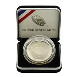 2014 $1 National Baseball Hall of Fame Proof Silver Coin w/Box & COA