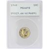 Image 1 : 1940 Mercury Dime Coin PCGS MS66FB Rattler