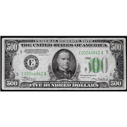 1934A $500 Federal Reserve Note Richmond