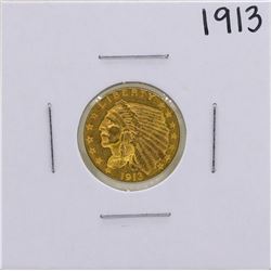 1913 $2 1/2 Indian Head Quarter Eagle Gold Coin