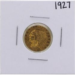 1927 $2 1/2 Indian Head Quarter Eagle Gold Coin