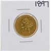 Image 1 : 1897 $5 Liberty Head Half Eagle Gold Coin