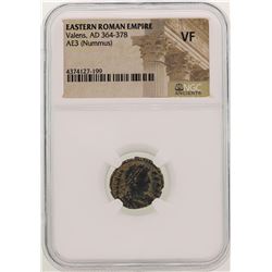 Valens 364-378 AD Ancient Eastern Roman Empire Coin NGC VF