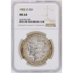 1902-O $1 Morgan Silver Dollar Coin NGC MS64