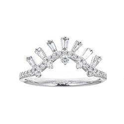 0.47 ctw Diamond Ring - 18KT White Gold