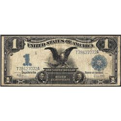 1899 $1 Black Eagle Silver Certificate Note