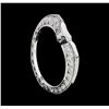Image 4 : 0.30 ctw Diamond Tacori Side Band - Platinum
