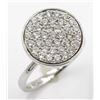 Image 2 : 0.75 ctw Diamond Dome Ring - 14KT White Gold