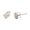 Image 2 : 0.25 ctw Diamond Earrings - 14KT White Gold
