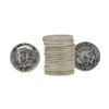 Image 1 : Roll of (20) Brilliant Uncirculated 1964 Kennedy Half Dollar Coins