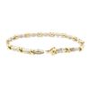 Image 2 : 1 ctw Diamond Bracelet -10KT Yellow And White Gold