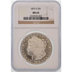 1879-S $1 Morgan Silver Dollar Coin NGC MS65