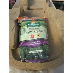 LOT OF 5, CIL GOLFGREEN GRASS SEED W/SURE START, SUN & SHADE, 1.5KG (5 TIMES BID PRICE)