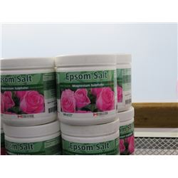 LOT OF 6 EPSOM SALT MAGNESIUM SULFATE 550G (6 TIMES BID PRICE)