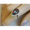 Image 4 : ***** FEATURE ITEM **** RING - 5 1/5 CARAT MYSTIC GEMSTONE & GENUINE DIAMONDS IN 925 STERLING SILVER