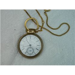 **** FEATURE ITEM **** FROM ESTATE - POCKET WATCH - VINTAGE - DERBY ROLLED CASE STURDY- MADE IN CANA