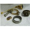Image 2 : FROM ESTATE - ASSORTED RINGS, SKELETON KEY AND MORE