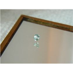 GEMSTONE - BABY BLUE TOPAZ - ROUND FACETED - 3.0 X 2.3mm