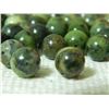 Image 2 : GEMSTONE BEADS - GREEN JASPER mm - 37pc