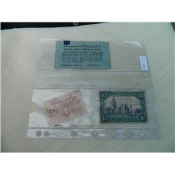PAPER NOTE - GENUINE GERMANY EMERGENCY MONEY - 3 PC TTL