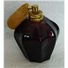 Image 1 : VINTAGE GLASS ATOMIZER -RUBBER DRIED OUT -AMETHYST GLASS
