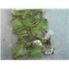 Image 1 : NECKLACE - HEART AGATES - 24" LONG