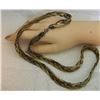 Image 3 : NECKLACE - TRI-COLOR - BRAIDED