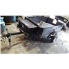 Image 2 : BLACK UTILITY TRAILER WITH RAMP AND TIE DOWNS, NO ISSUES, COMPLETE WITH REGISTRATION