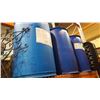 Image 2 : 3 45 GALLON PLASTIC BARRELS