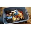 Image 2 : 2 COOLERS AND TOTE OF HARDWARE AND SHOP SUPPLIES