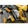 Image 2 : DEWALT CORDLESS 18V TOOL KIT WITH CHARGER 2 BATTERIES, CIRCULAR SAW, RECIPROCATING SAW, LIGHT, IMPAC