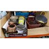 Image 2 : 3 BOXES OF TIN GARDEN PLANTERS