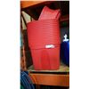 Image 1 : 18 RED STORAGE CONTAINERS