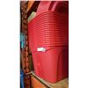 Image 3 : 18 RED STORAGE CONTAINERS