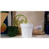 Image 3 : 2 BOXES OF SMALL PLANTER POTS