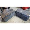Image 1 : 2 LARGE STEEL STORAGE BOXES