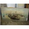 Image 1 : OIL ON BOARD SHIP PAINTING