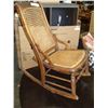 Image 1 : WICKER SEAT ROCKING CHAIR