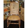 Image 2 : WICKER SEAT ROCKING CHAIR