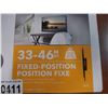 Image 2 : NEW OVERSTOCK INSIGNIA 33-46 INCH FIXED POSITION TV WALL MOUNT, COMPLETE, UP TO 80 LBS