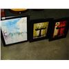 Image 1 : 3 BLACK FRAMED PRINTS