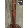Image 3 : CARVED WOOD FLOOR LAMP