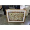 Image 1 : LARGE FRAMED MAP