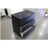 Image 1 : BLACK 3 DRAWER DRESSER