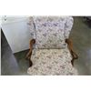 Image 2 : WOOD FRAMED ARM CHAIR