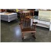 Image 3 : WALNUT ROCKING CHAIR